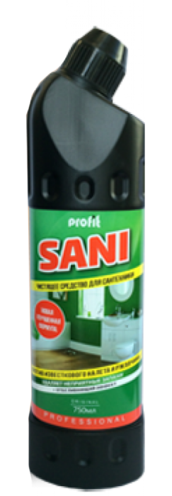 PROFIT SANI, средство для удаления ржавчины и известковых отложений, Profit (1 л., 1 шт., Розница)