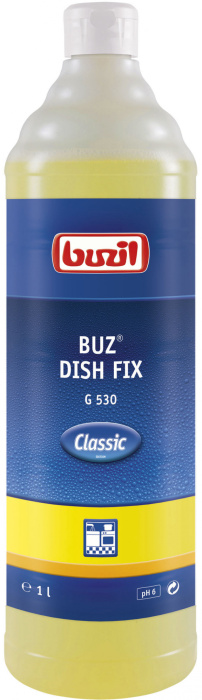 G530 Buz Dish Fix, средство для ручного мытья посуды, Buzil (1 л., 1 шт., Розница)