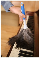 Пылесборник из перьев страуса Ostrich Feather Duster with Handle, Ettore