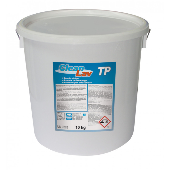 CLEANLAV TP, порошок для замачивания посуды с активным хлором, Pramol
