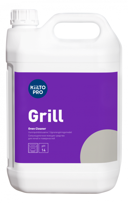Grill сильнощелочное моющее средство для печей и поверхностей, KiiltoClean (5 л.)