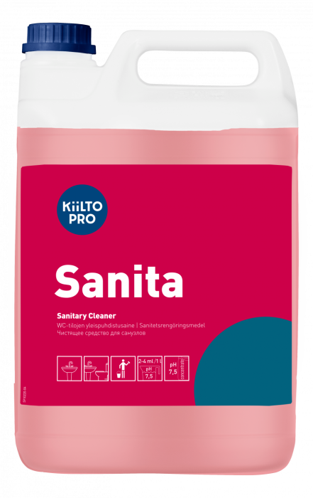 Sanita нейтральное чистящее средство c ароматом рябины, KiiltoClean (5 л., рябина)