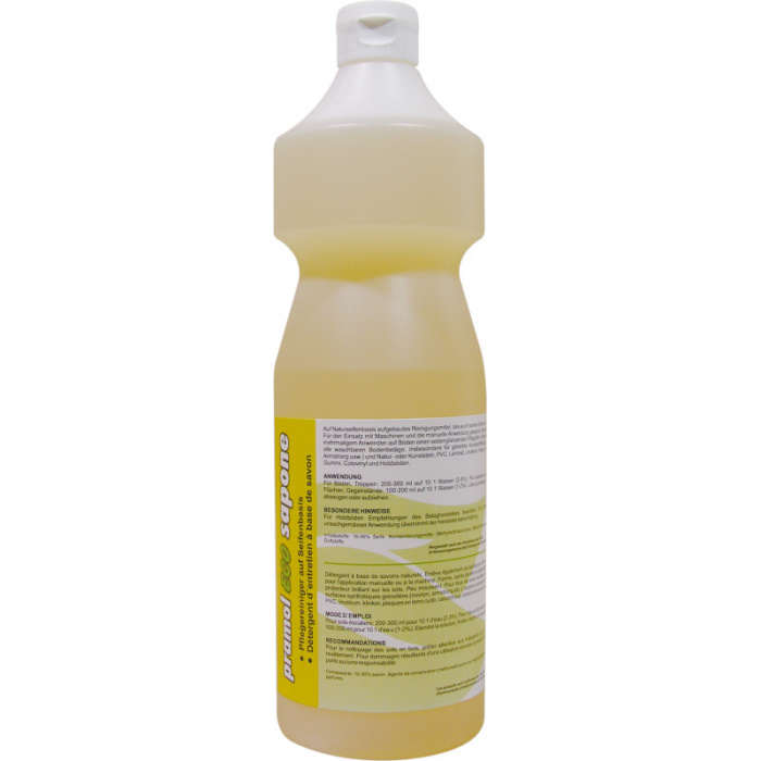 ECO-SAPONE, чистящее средство на основе натурального мыла, Pramol (1 л., 1 шт., Розница)