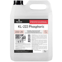 KL-222 phosphoric, сильнокислотный низкопенный концентрат на основе ортофосфорной кислоты для низкотемпературной мойки цилиндроконических танков брожения и выдержки, дрожжевых танков, форфасов, и др. оборудования на пищевых производствах, Pro-Brite (5 л.,