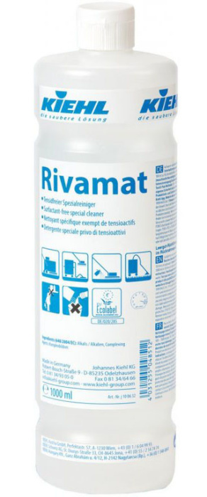 Rivamat, средство для глубокой чистки каменных покрытий, не содержит ПАВ, KIEHL (1 л., 1 шт., Розница)