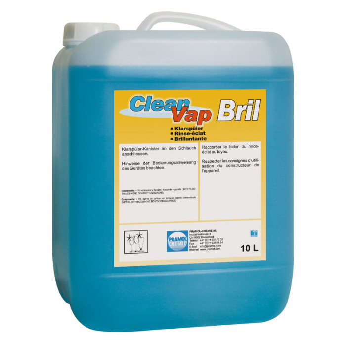 CleanVAP BRIL, средство автоматической очистки пароковектоматов, Pramol (10 л., 1 шт., Розница)