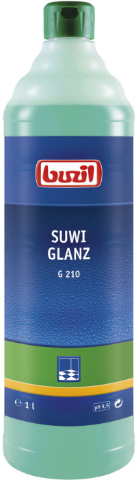 G210 Suwi Glanz, протирочное средство на основе водонерастворимых полимеров и восков., BUZIL (1 л., 1 шт., Розница)