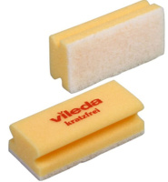 Губка Минимальная жесткость, белый абразив, мягкая и эффективная очистка деликатных поверхностей, Vileda (желтый)