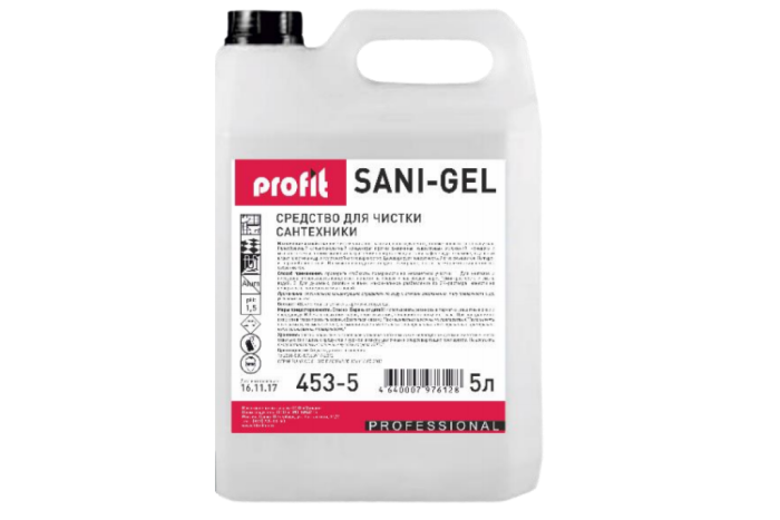 PROFIT SANI-GEL, гель для удаления ржавчины и известковых отложений, Profit (5 л., 1 шт., Розница)