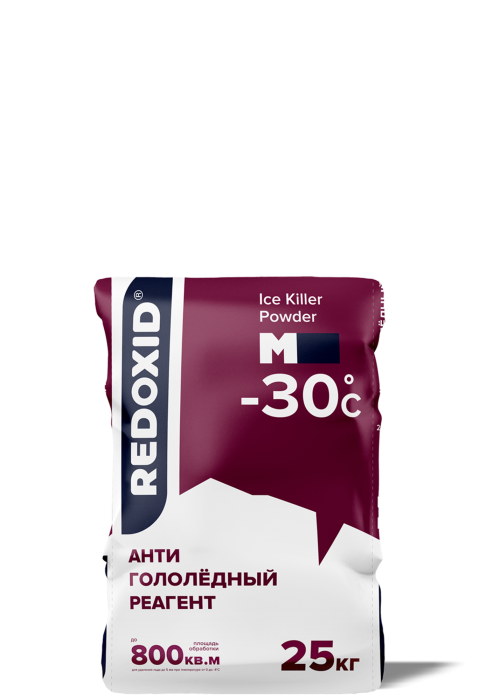 Ice Killer Powder M, экологичный гранулированный антигололедный реагент на основе соединений натрия и магния до -30°С, 25 кг, Pro-Brite