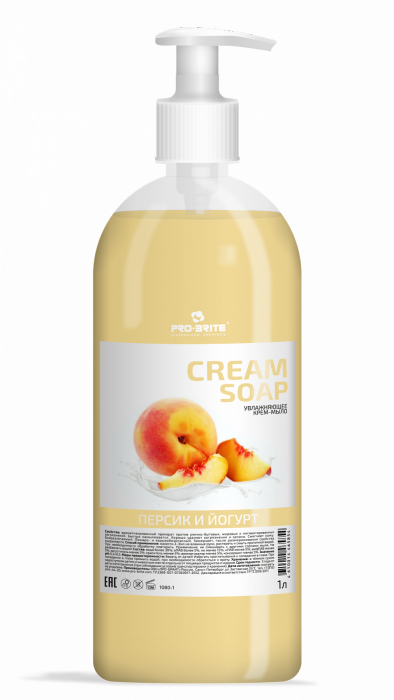 CREAM SOAP, жидкое увлажняющее крем-мыло с витамином Е, Pro-Brite