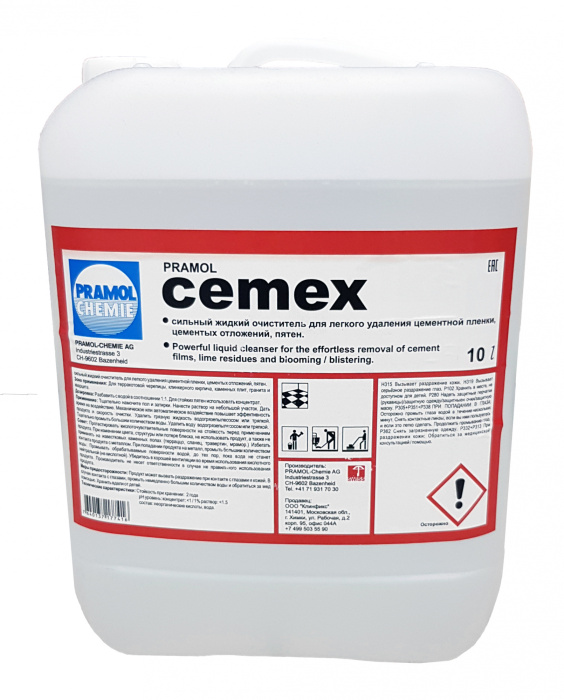 CEMEX, концентрат для уборки после строительства и ремонта, Pramol (10 л., 1 шт., Розница)