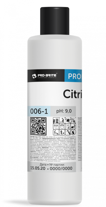 CITRIC, моющий концентрат для восстановления блеска полимерных покрытий, Pro-brite (1 л., 1 шт., Розница)