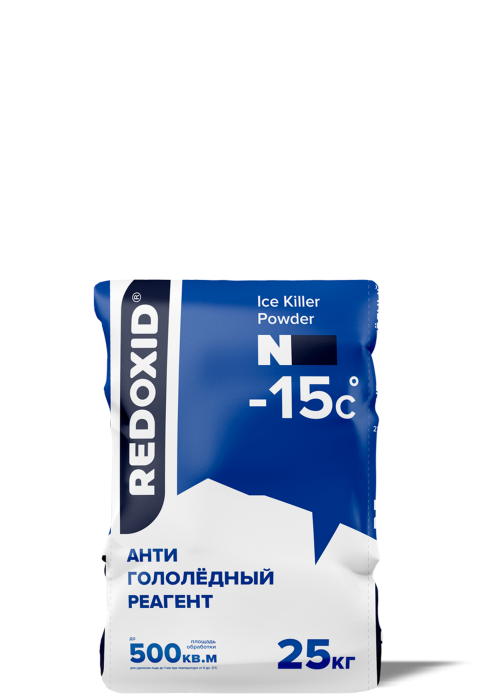 Ice Killer Powder N, гранулированный антигололёдный реагент эконом-класса до - 15ᵒC, Pro-Brite (25 кг., 1 шт., Розница)