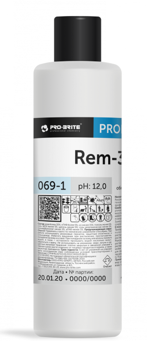 REM-300, низкопенный обезжиривающий концентрат для производственных помещений, Pro-brite