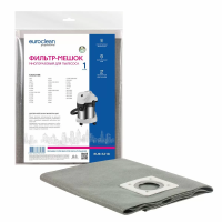 EUR-5218(Euroclean) Фильтр-мешок многоразовый с текстильной застежкой для профессиональных пылесосов